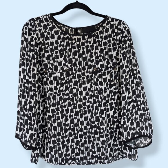 Vintage Cynthia Rowley Sheer Blouse - Picture 5 of 8